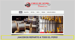 Desktop Screenshot of cablesacerodurand.com